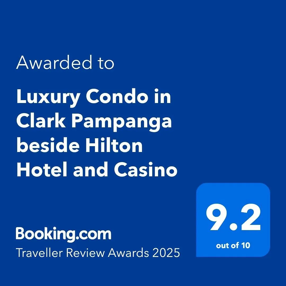 Luxury Condo In Clark Pampanga Beside Hilton Hotel And Casino Angeles 5*,